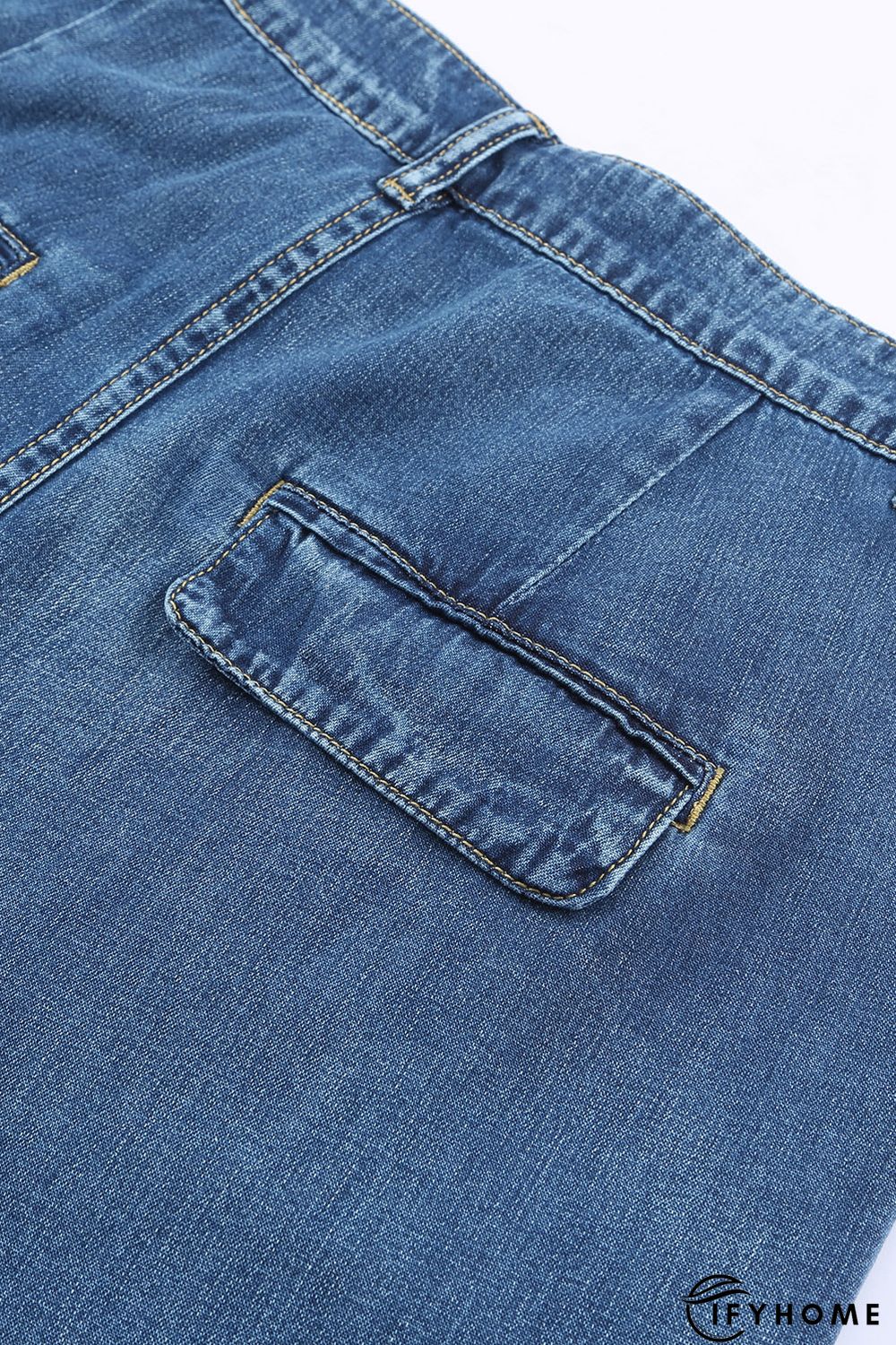 Blue Slouchy Wide Leg Jeans | IFYHOME