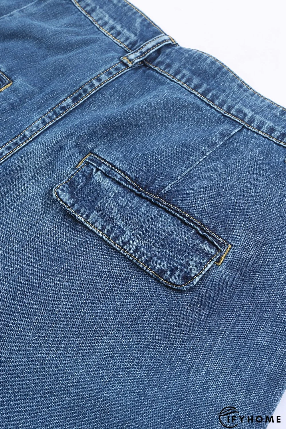 Blue Slouchy Wide Leg Jeans | IFYHOME