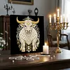 DIY Pearl Painting Cow for Home Wall Decor with Frame(30x30cm)