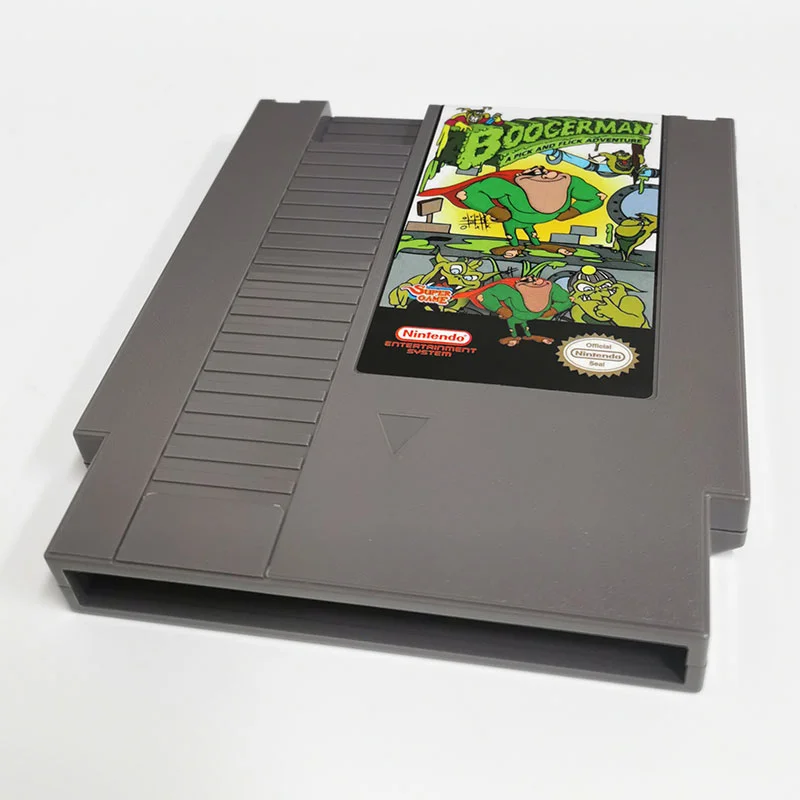 Boogerman: A Pick and Flick Adventure For Nintendo NES - 8 Bit Game Cartridge