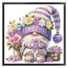 (US Only)Gnome Design DIY Bead Embroidery Kit 40x39cm 9CT Cross Stitch Kit for Home Decor