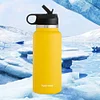 40oz Insulated Cup Mug Straw Lid Stainless Steel Thermos Water Bottle Wide Mouth