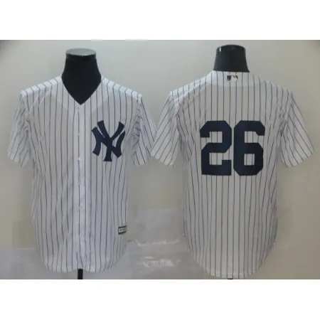 Men's New York Yankees #26 DJ LeMahieu White Cool Base Stitched MLB Jersey 54GS