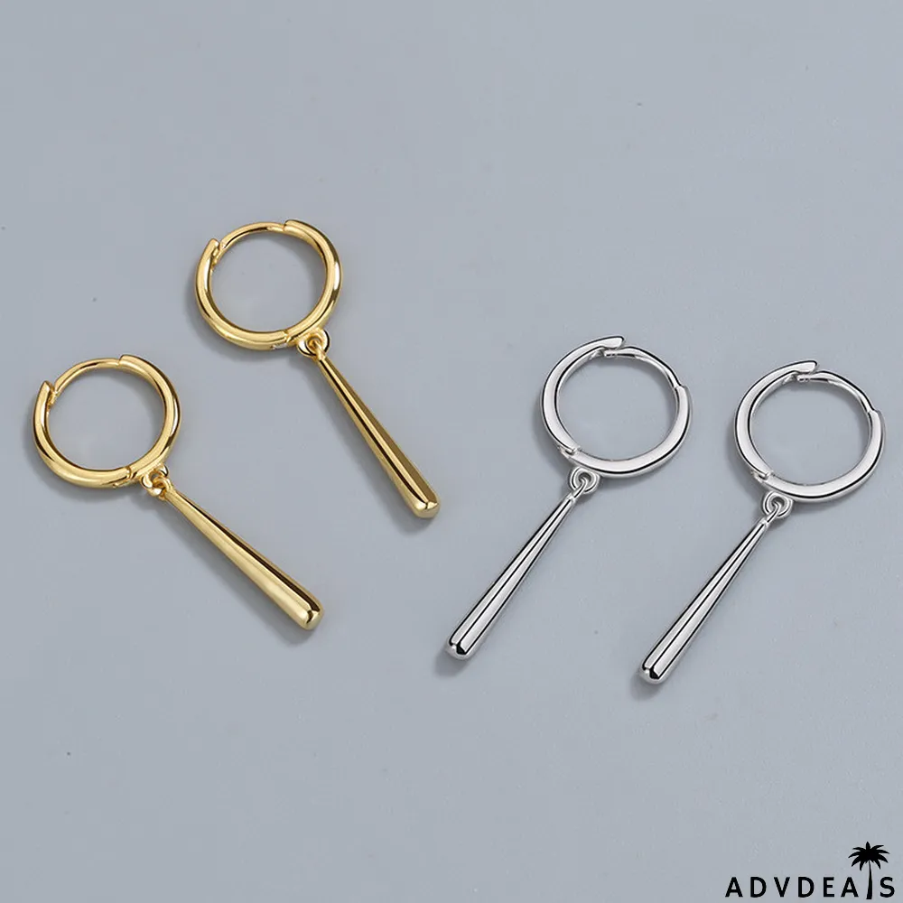 Silver Fashion Simplicity Solid Earrings