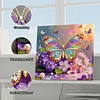 DIY Pearl Painting Butterfly for Home Decor with Frame(25x25cm)