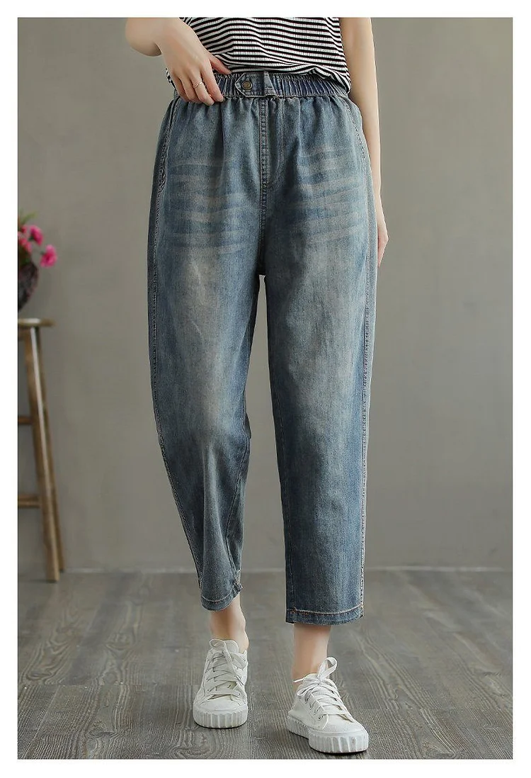 Summer Thin Loose Denim Jeans