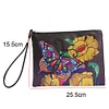 Diamond Painting Butterfly Flower Wristlet Clutch Women Wallet