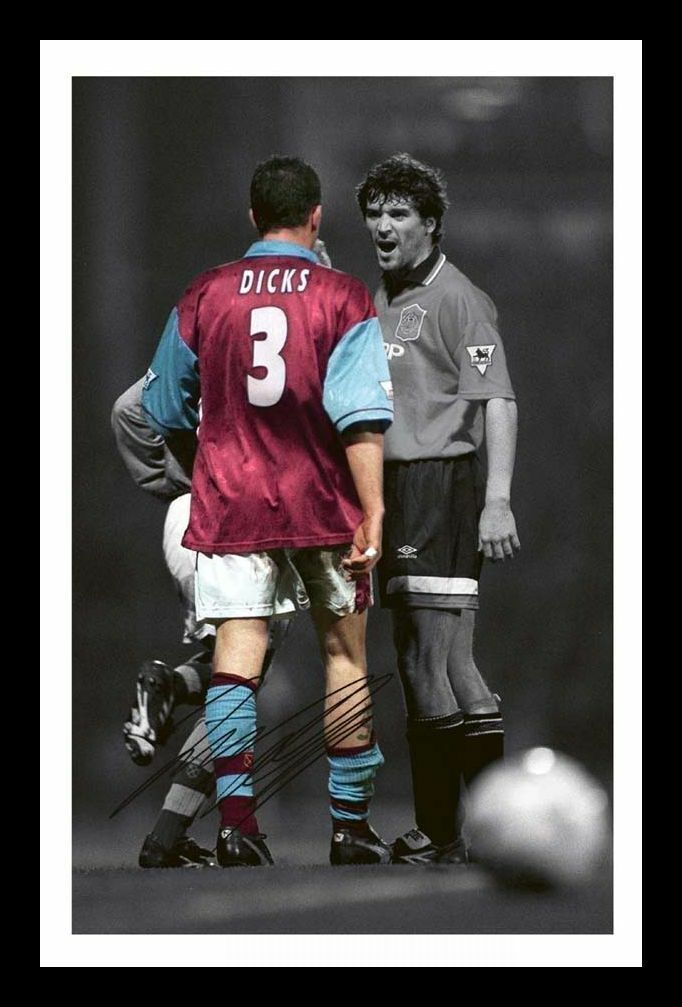 Julian Dick - West Ham United Autograph Signed & Framed Photo Poster painting