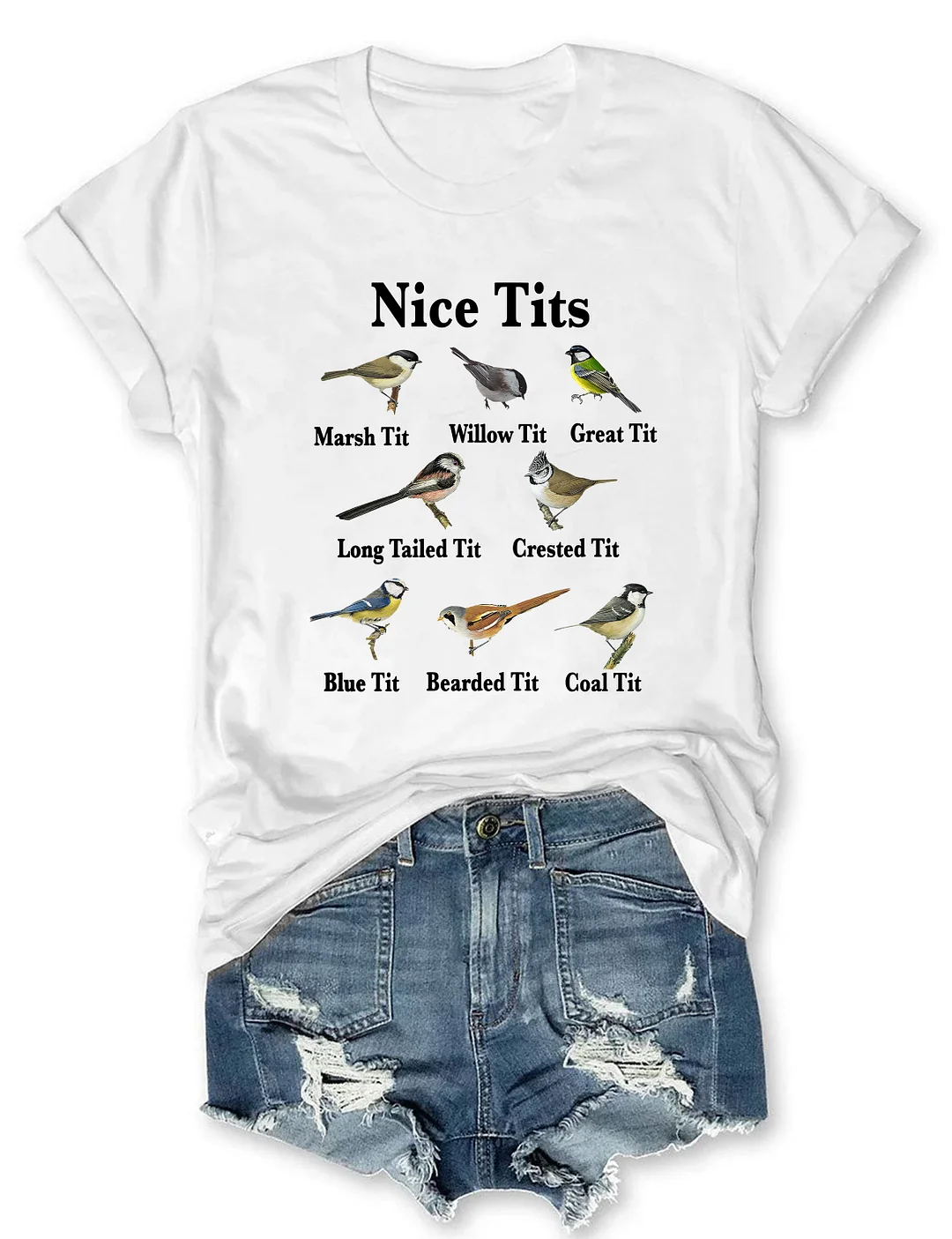 Nice Tits Birds T-Shirt