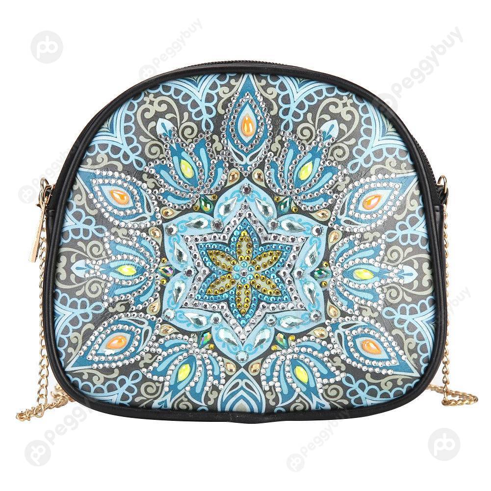 

Flower-DIY Creative Diamond Wristlet Bag, 501 Original