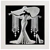 Robe perl&eacute;e en forme sp&eacute;ciale 5d bricolage partiel en diamants &agrave; points kits d&rsquo;art en pierres avec cadre, peintures en diamants, art de pierres pr&eacute;cie