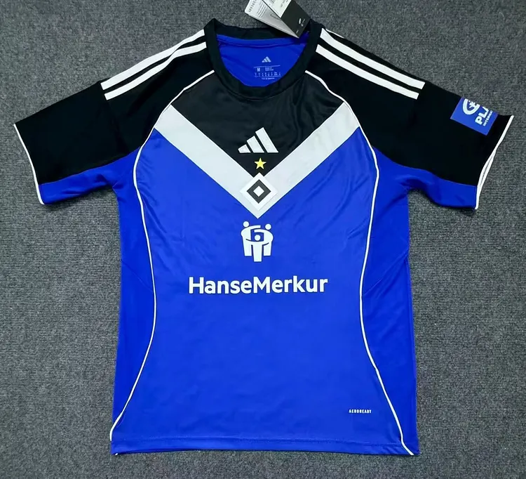 25-26 Bundesliga newly promoted Hamburg away football jersey 1:1 Thailand quality