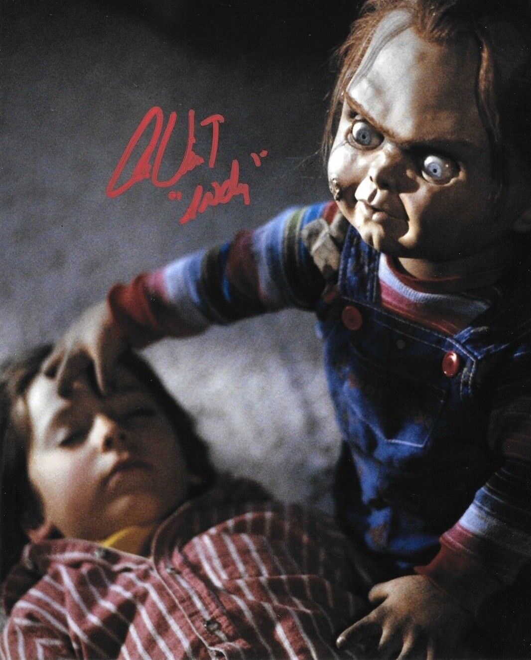 * ALEX VINCENT * signed 8x10 Photo Poster painting * CHILD'S PLAY * ANDY * PROOF * 22