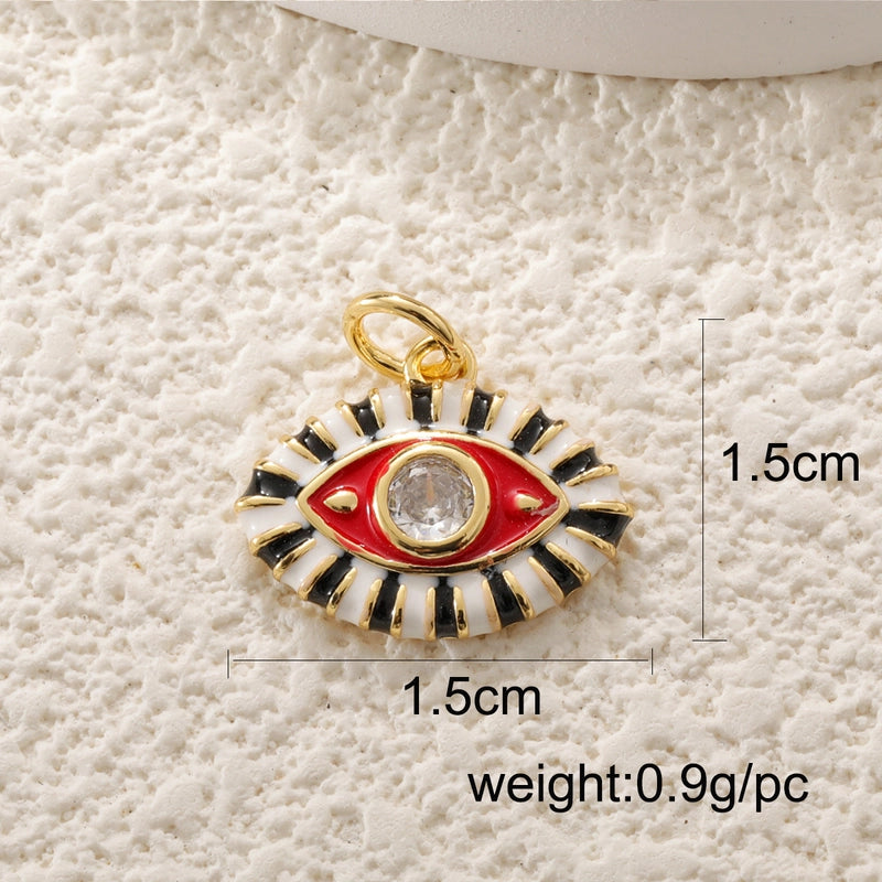 1 Piece Copper Devil’s Eye Jewelry Accessories Pendant