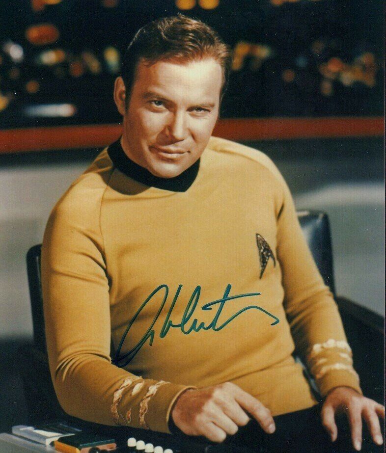 WILLIAM SHATNER Signed 'STAR TREK' Photo Poster paintinggraph - TV & Film Actor - Preprint