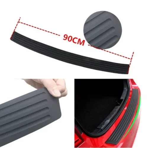 Dronehint Parts Accessories Rear Bumper Car Trunk Guard Plate Sticker Rubber Moulding Trim (For: GMC) Parts