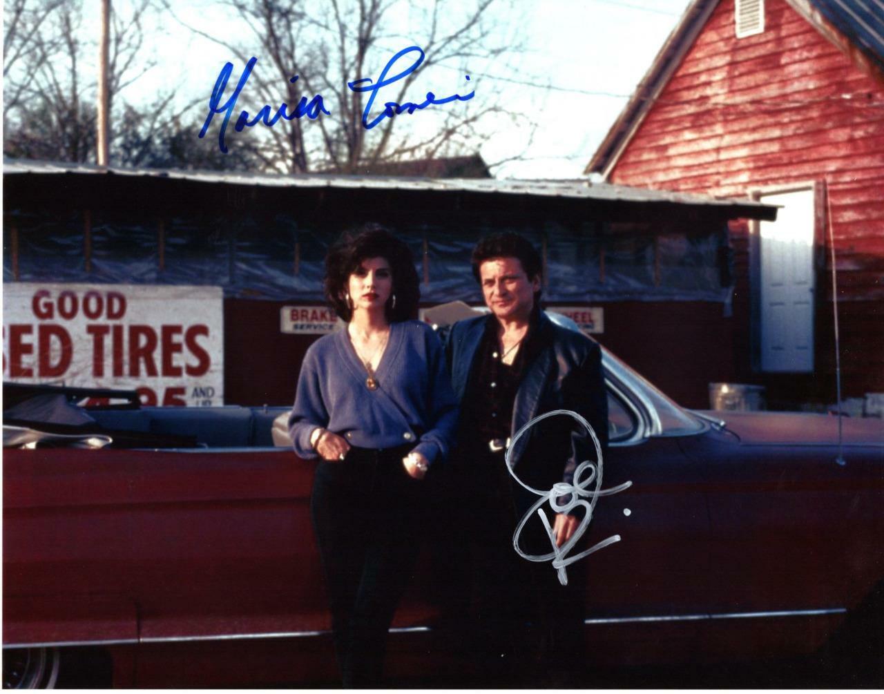 Joe Pesci Marisa Tomei signed 11x14 Picture autographed Photo Poster painting with COA