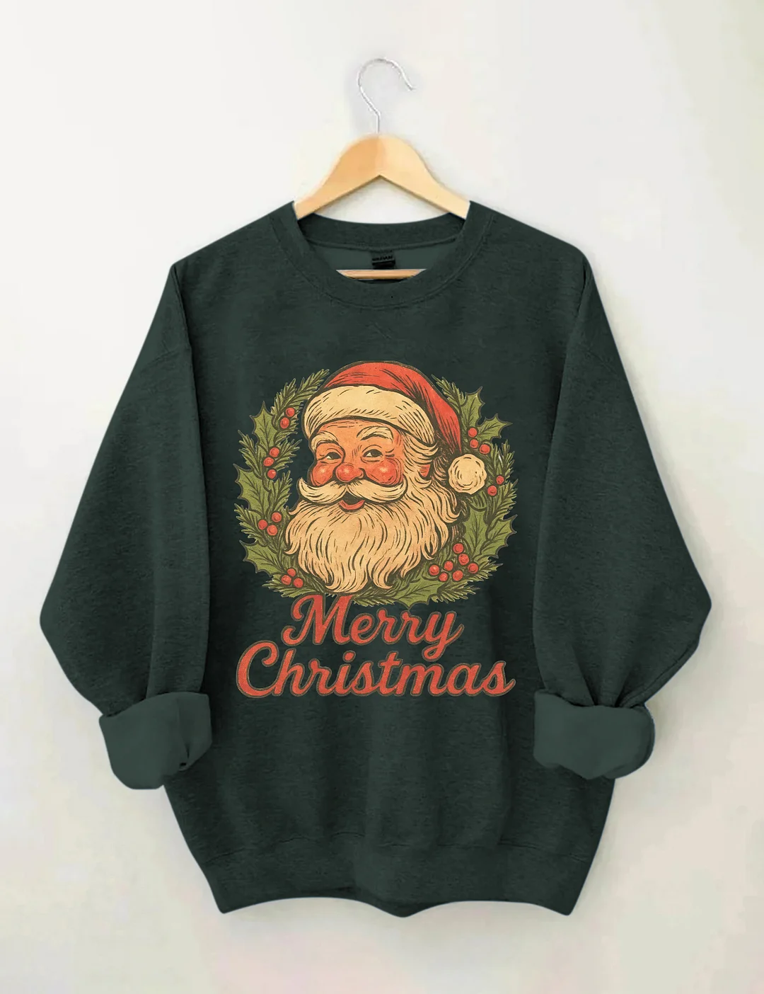 Retro Santa Christmas Sweatshirt