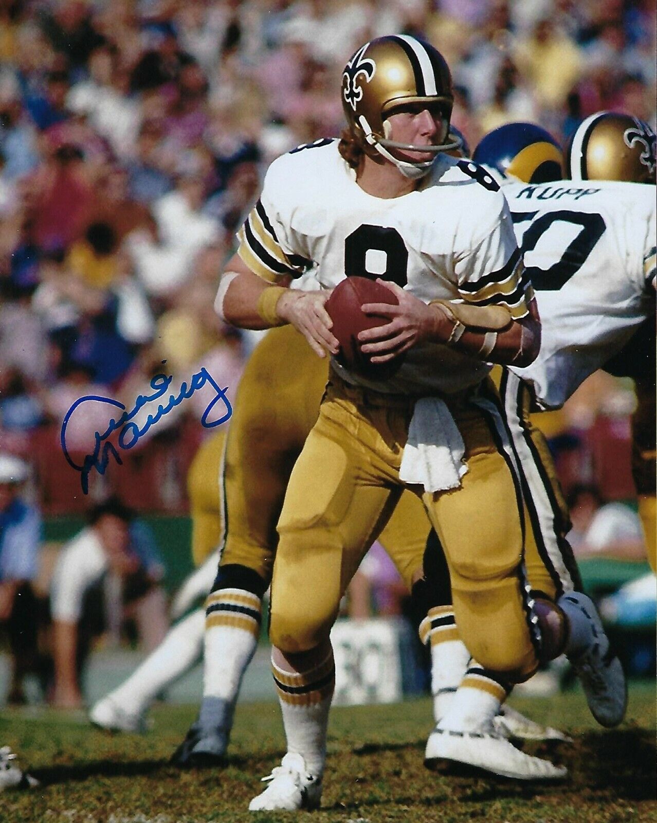 GFA New Orleans Saints * ARCHIE MANNING * Signed Autographed 8x10 Photo Poster painting A3 COA