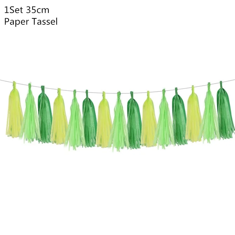 Dinosaur Party Supplies Dinosaur Balloons Paper Garland for Kids Boy Birthday Party Decoration jurassic world jungle party decor