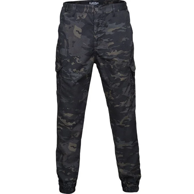Aonga Mege Brand Men Fashion Streetwear Casual Camouflage Jogger Pants Tactical Military Trousers Men Cargo Pants for Droppshipping aonga