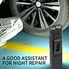 Rechargeable Flashlight with Buzzer Magnetic Work Light Torch for Emergency Use
