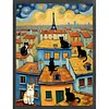 Van Gogh Cat-11CT Stamped Cross Stitch 40*55cm/15.75*21.65in tapestrymarket