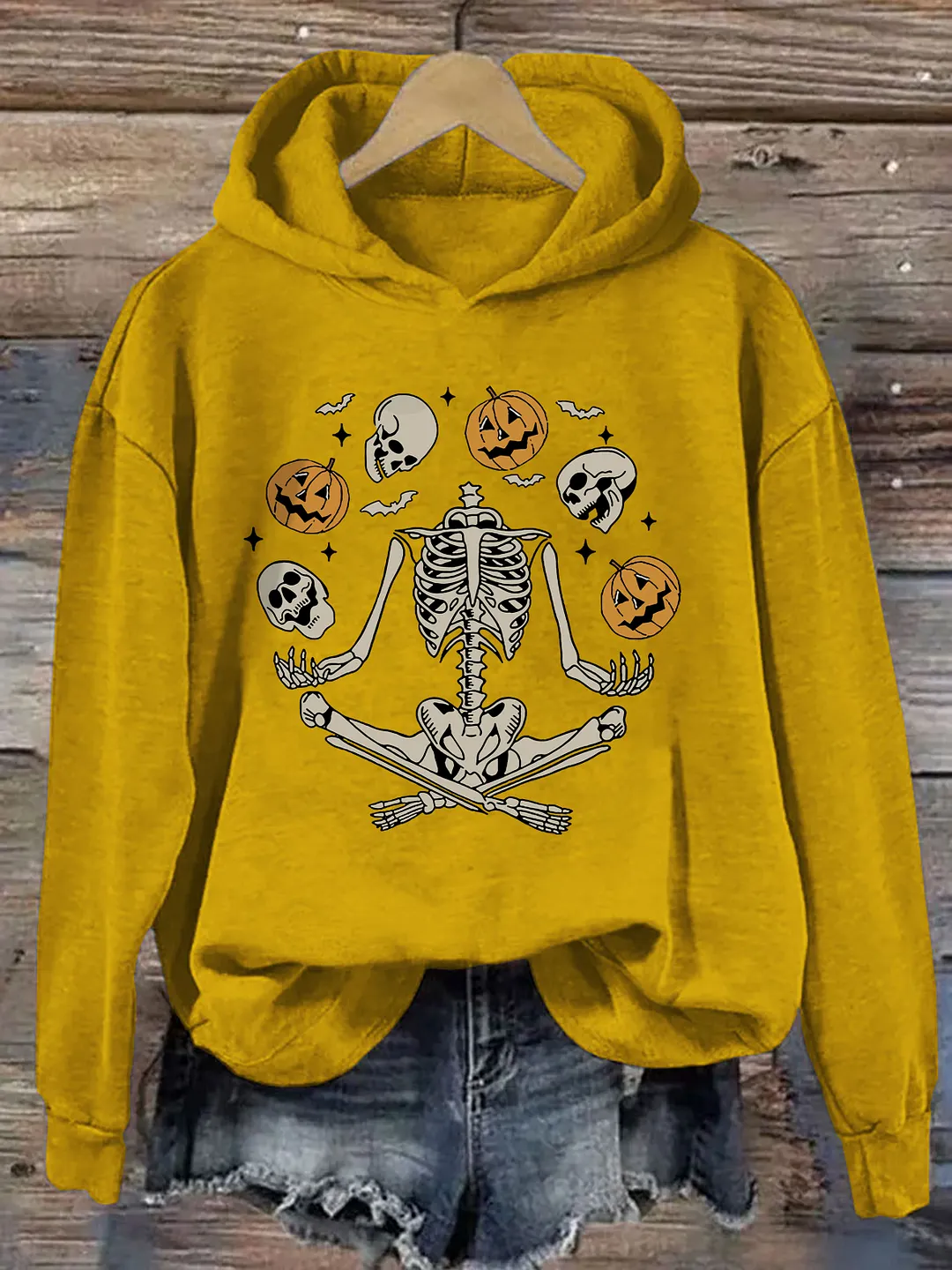 Funny Skeleton Halloween Hoodie