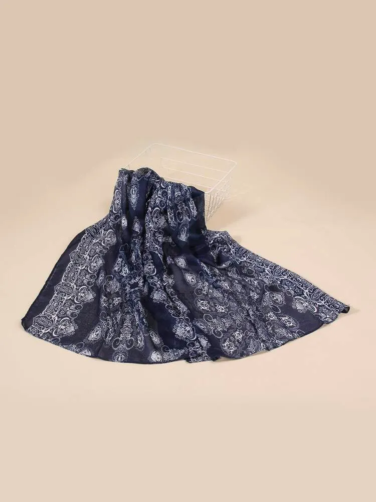 Floral Print Scarf