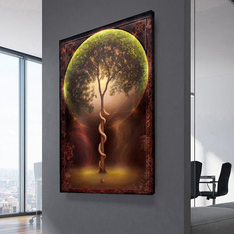 Garden of Eden Tree of the knowledge of good and evil Canvas Wall Art MusicWallArt