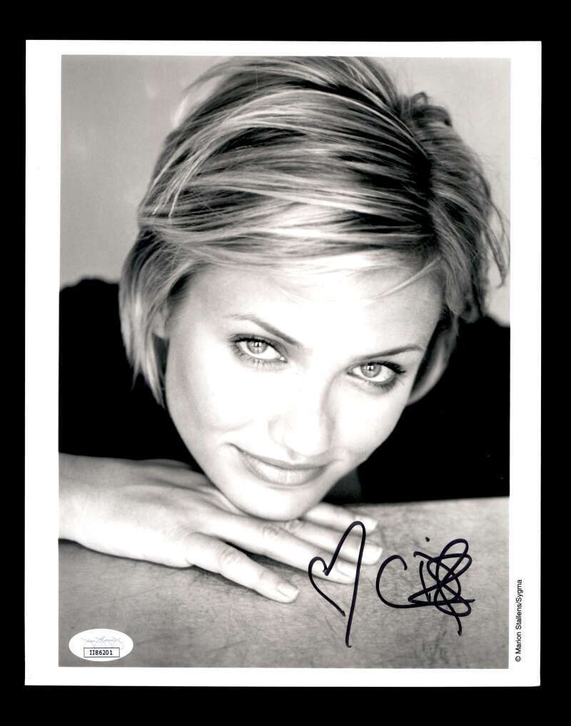 Cameron Diaz JSA Coa Hand Signed 8x10 Photo Poster painting Autograph