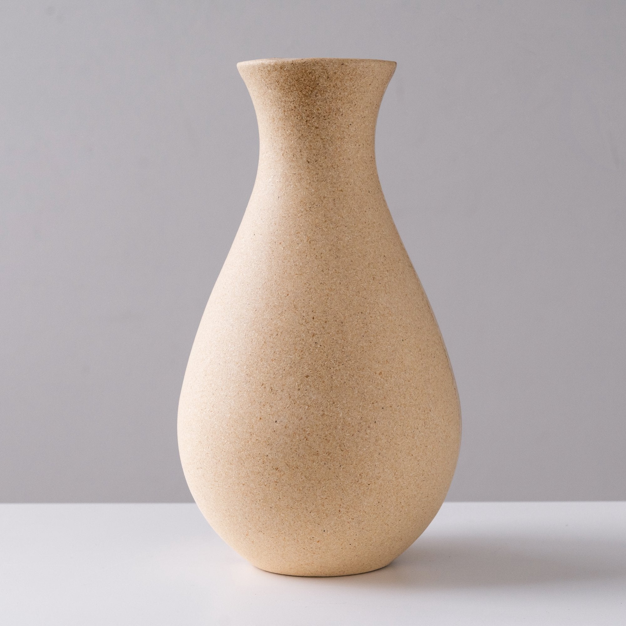 Wood Vase for Tabletop Centerpiece Fireplace