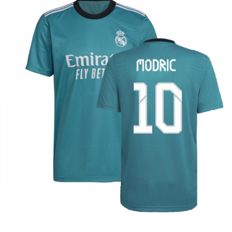 Real Madrid Luka Modric 10 UCL Third Trikot 2021-2022