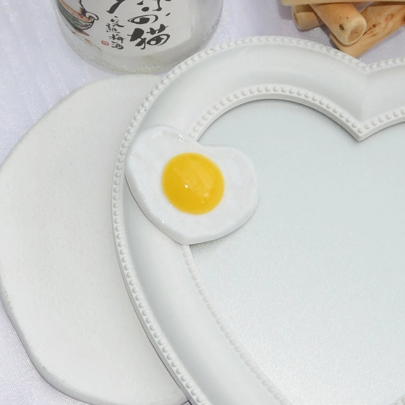 Women’s Cute Egg Plastic Epoxy Hair Clip