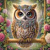 Diamond Painting-DIY Crystal Rhinestone Gorgeous Owl