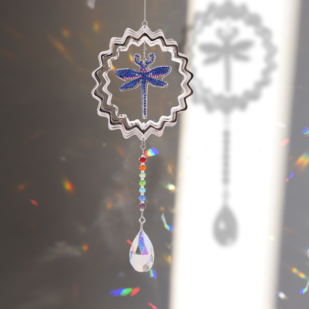 

Dragonfly 3D Crystal Suncatcher - 5D DIY Craft Pendant, 501 Original