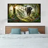 (75*45cm)Forest Animals - Round AB Drill Diamond Painting