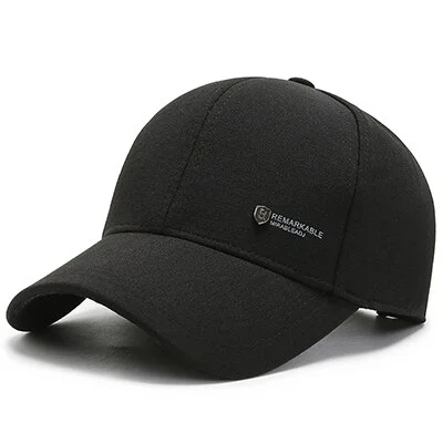 Winter Hat Men Cotton Hat Men Cap Warm Hat Windproof Cold Dad Hat Plus Velvet Thick Elderly Baseball Hat Middle-aged