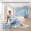 Electric Body Fascia Ring Vibration Body Shaping Massager Rechargeable 4-Sided Massager Head Fascia Ring Multifunctional Handheld Muscle Fascias Gun Deep Tissue Massage Device