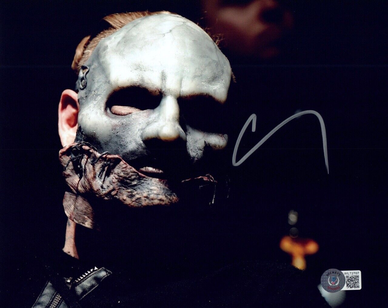 Corey Taylor Signed Autographed 8x10 Photo Poster painting Slipknot Stone Sour Beckett BAS COA