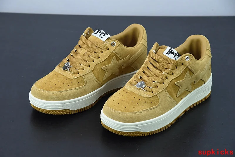 A Bathing Ape Bape Sta Beige Suede