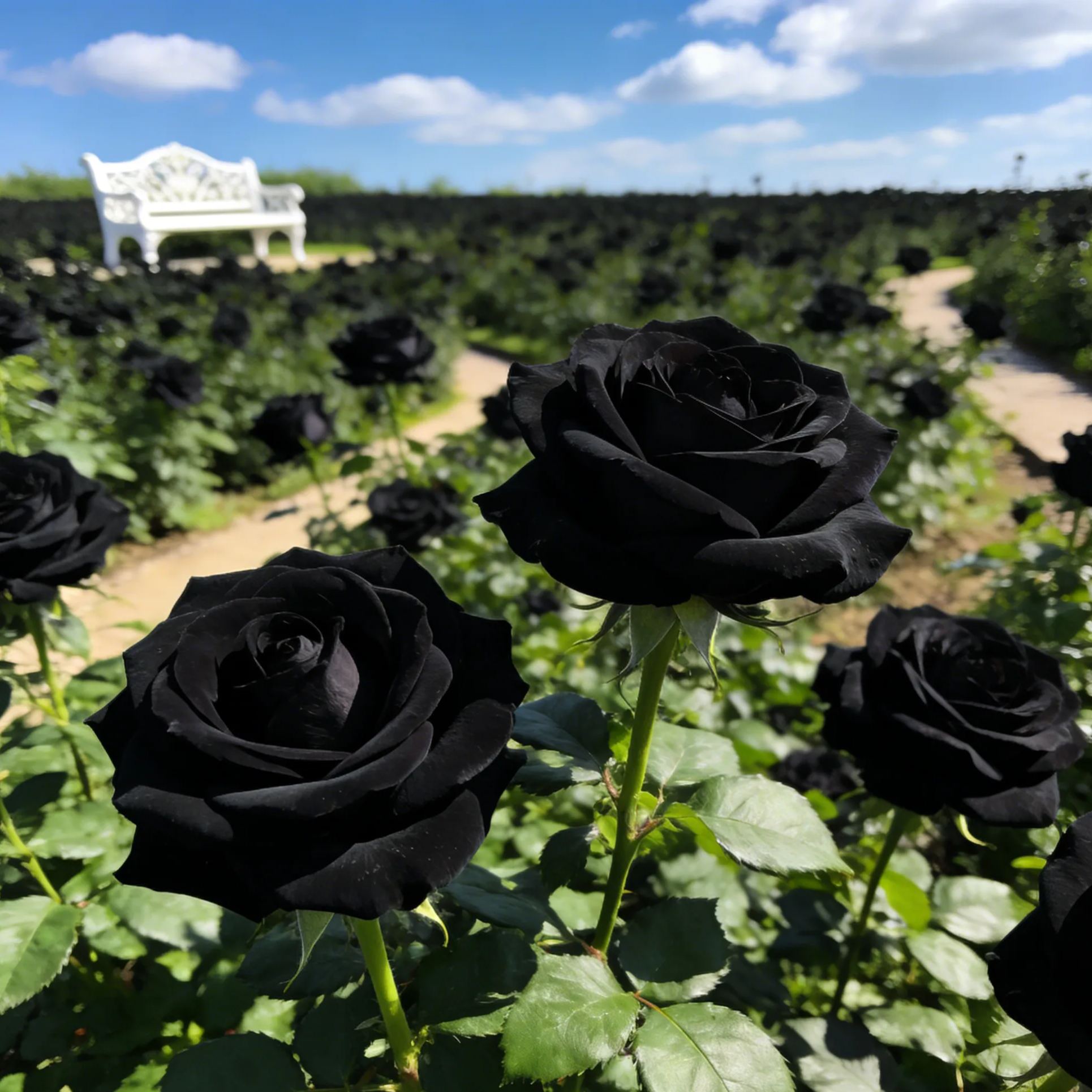 🖤Rare Black Rose Seeds for Planting, Heirloom, No-GMO 200+ Beautiful Flower Seeds Home Garden Bonsai
