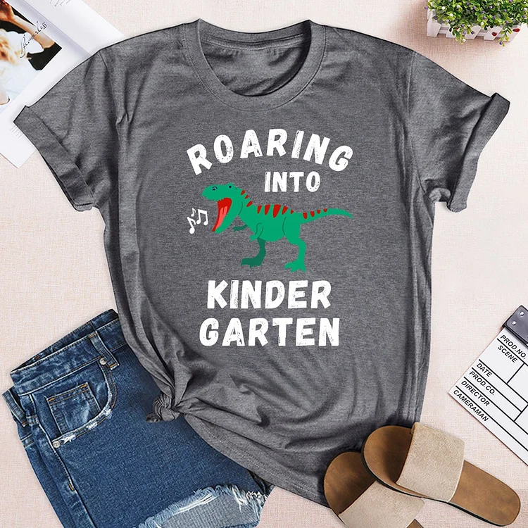 Roaring Into kindergarten T-Shirt-05158