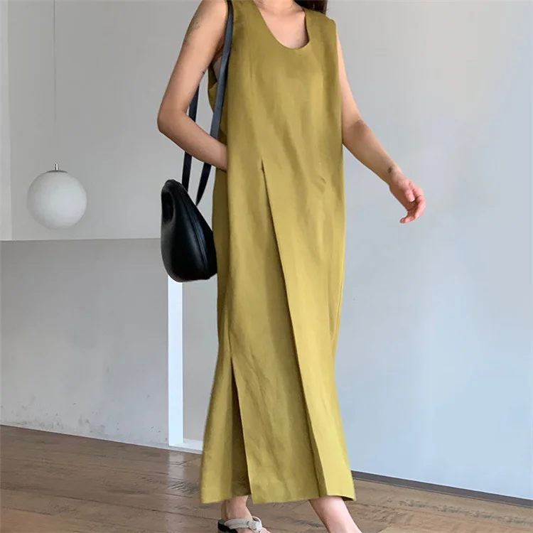 Minimalist U-Neck Tank Dress