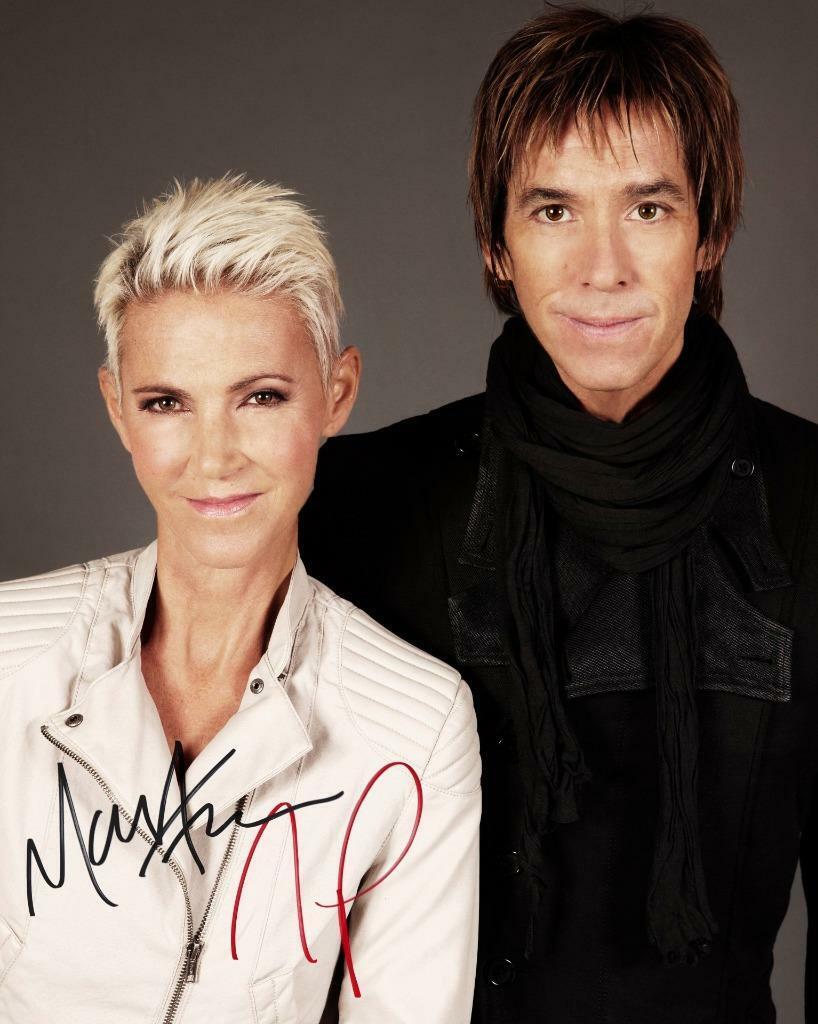 Roxette Per Gessle Marie Fredriksson SIGNED 10 X 8