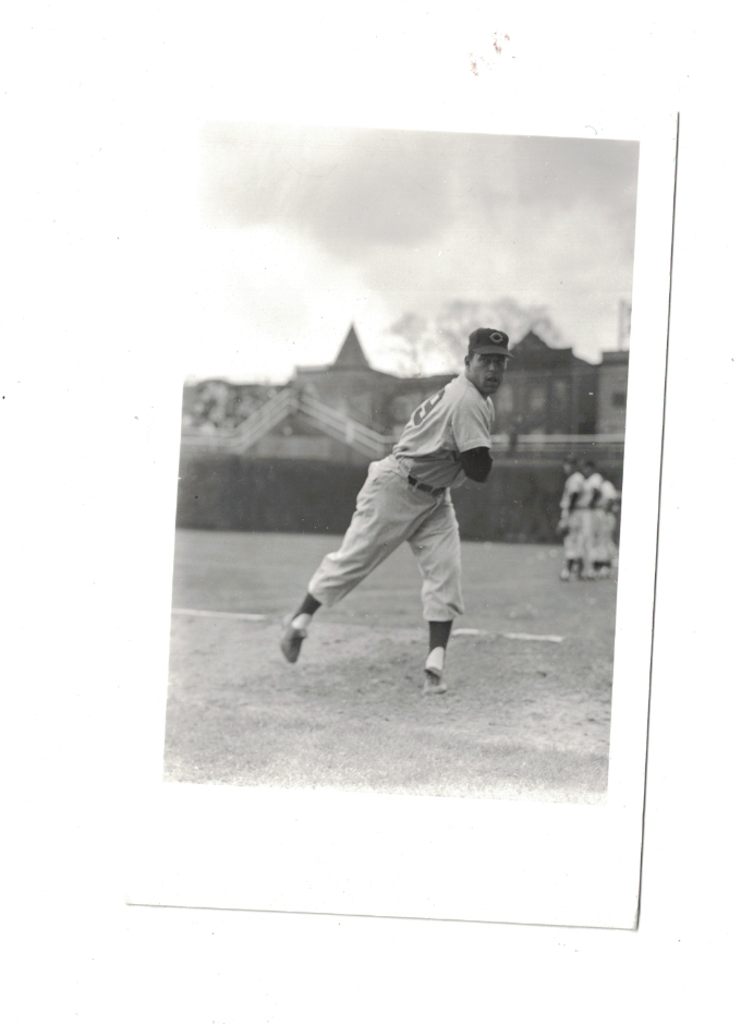 Corky Valentine Cincinnati Reds Vintage Baseball Kodak Postcard RH2