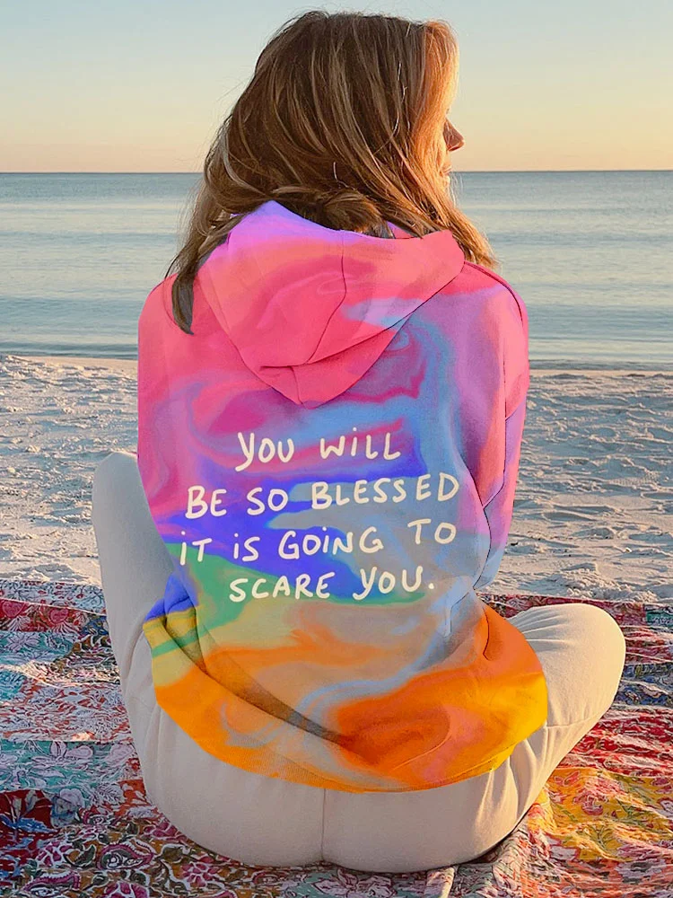 You Will Be So Blessed It Is Going To Scare You Comfy Hoodie