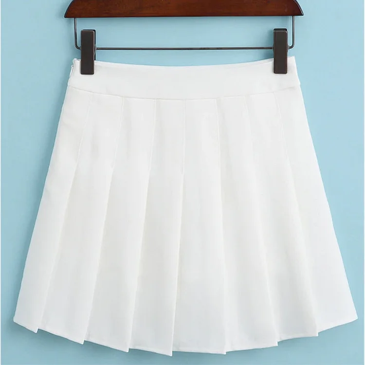 Pleated High Waist Sherbet Mini Skirt - Gotamochi Kawaii Shop, Kawaii Clothes