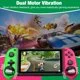 Dinofire Wireless Controller for Nintendo Switch, Controller Joystick for Switch, for Switch L/R Remote with Turbo Macro and 6-axis Gyroscope (Bracket Included)