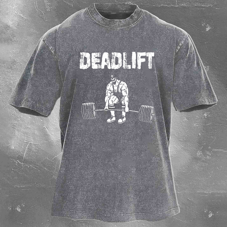DEADLIFT Men's washed T-shirt